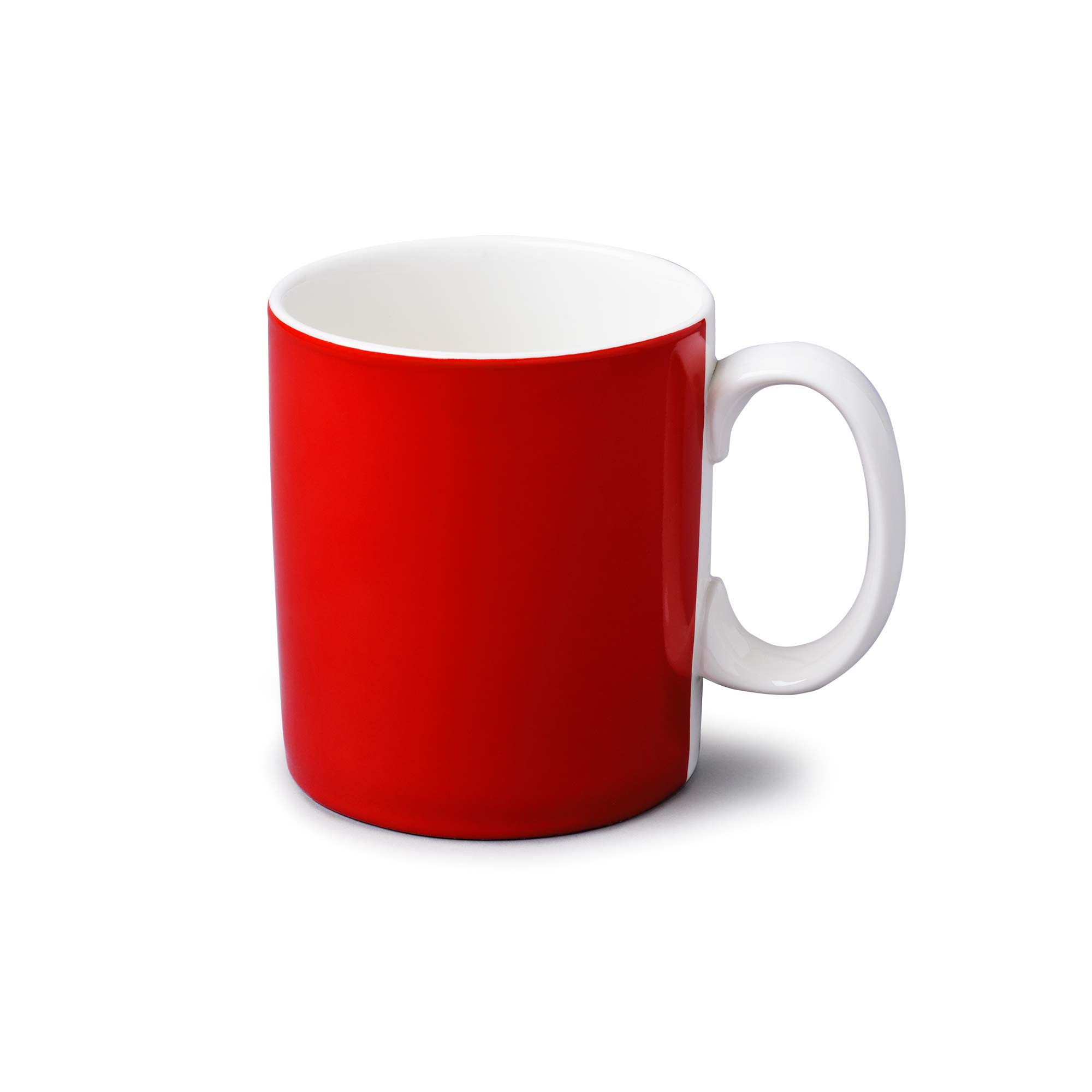 WM Bartleet & Sons 1750 T317 Traditional One Pint Porcelain Mug/Cup, 1pt/568ml – Red — image 1
