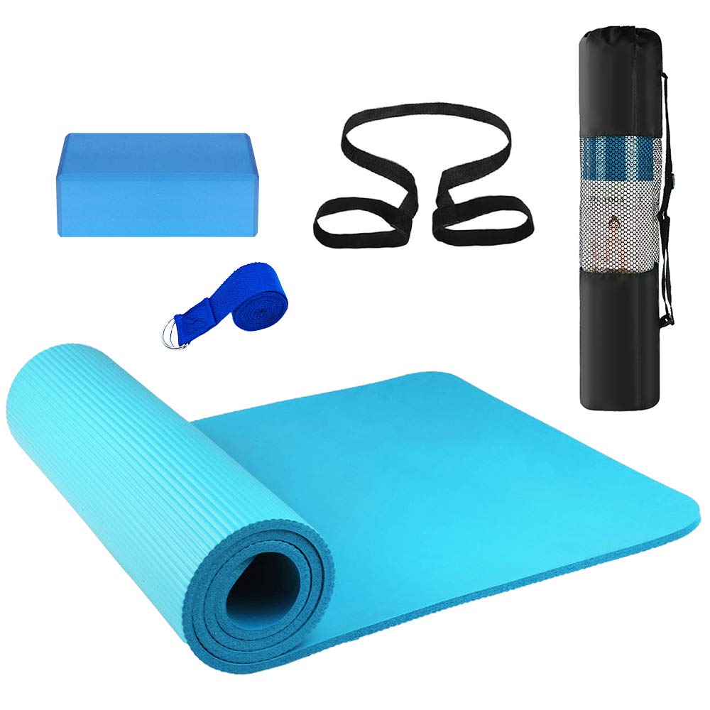 Buy Lixada 5PCS Yoga Exercise Set Yoga Mat +Yoga Blocks +Yoga