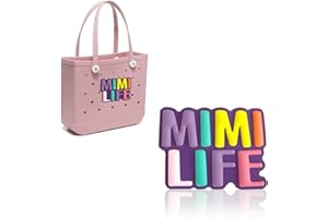 A&H Zier Bag Accessories Silicone Charm for Bogg Bag Fade-Resistant 0.5cm Thick Compatible With Most Bogg Bag