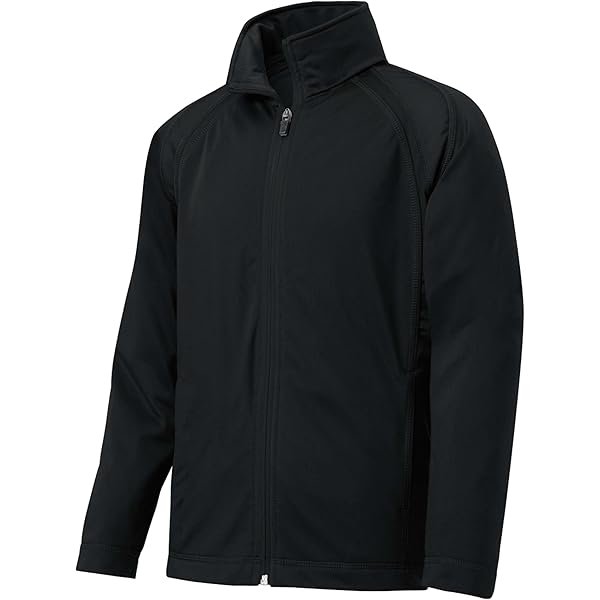 SPORT-TEK Unisex Tricot Track Jacket, Black/Black, X-Large