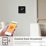 KETOTEK Smart WiFi Thermostat for Water Underfloor Heating 3A Tuya Alexa view 3