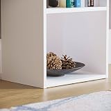 Vida Designs Oxford 5 Tier Cube Bookcase White Freestanding H132xW32xD24cm view 5