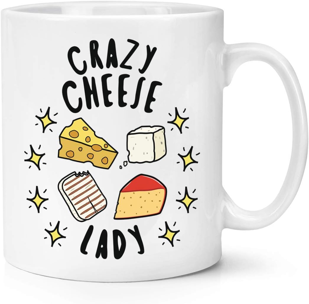 Crazy Cheese Lady Stars 10oz Mug Cup