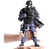 Lmzauet 12 inch Special Forces Action Figure 1:6 SWAT Team Set with Super Rich Accessories (Attacker)