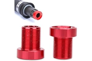 Bike Crank Arm Bolt, 2Pcs Splined Bottom Bracket Bolts, M15×19mm Spline Middle Shaft Crank ScrewTitanium Bicycle Bike BB Axis