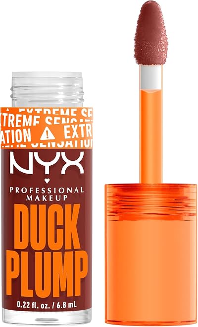 NYX Lip Plumping Gloss Intense Colour High Shine Ginger Vegan Formula