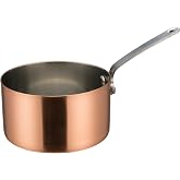 WINCO Mini Sauce Pan, Copper | Artful single-serve portions, Heavy-duty, Great for Entrees, Salads, Desserts and Appetizers