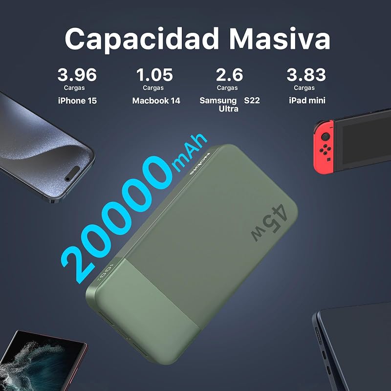 20000mAh 45W Power Bank
