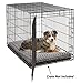 Plush Dog Bed | Ombré Swirl Dog Bed & Cat Bed | Gray 35L x 23W x 2H Inches for Med. / Large Dog Breedsthumb 1
