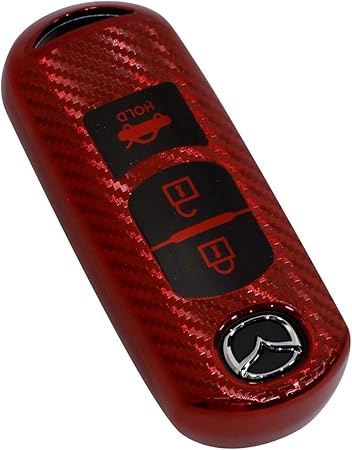 Amazon 令和元年最新版 マツダ キーケース キーケースマツダcx5 Cx4 Cx3 Cx7 Cx8 Cx9 Rx8 アクセラ アテンザ Demio Tpuスマート キーケース キーカバー キーホルダー 専用 キーケース キーカバー キーホルダー スタイリッシュ 汚れ 滑り 傷 防止 炭素繊維パターンtpu