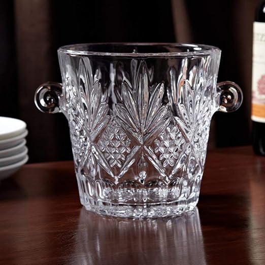 glass wine cooler bucket
