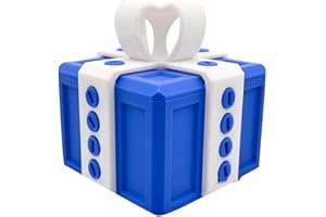 LDMFCPA Annoying Gift Box with Screws, Annoying Present Prank Screw Box, Money Card Container Novelty Box, Take Apart Puzzle Surprise Funny (White)