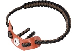 Elm Ray Archery Bow Wrist Sling 550 Paracord,Durable 100% Full Grain Leather with Strong Metal Grommet,Comfortable and Light,Fit Compound Bow Stabilizer & Recurve