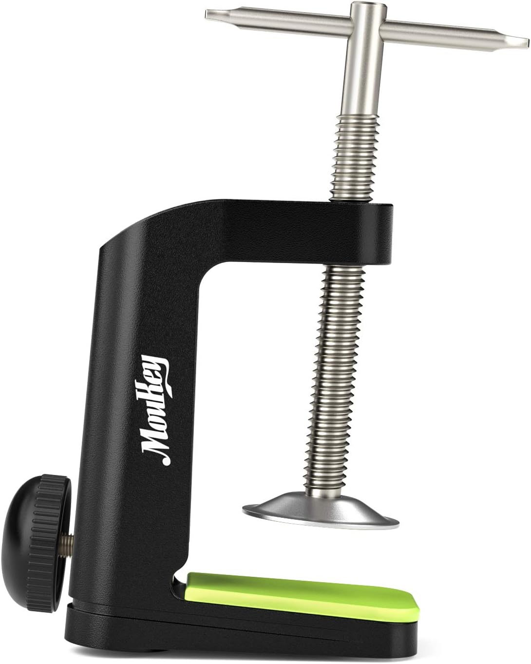 Moukey 1 PCS C Shape Desk Table Mount Clamp For Microphone Mic Suspension Boom Scissor Arm Stand Holder with Adjustable Screw, Fits up to 1.97"/5cm Desktop Thickness: Musical Instruments
