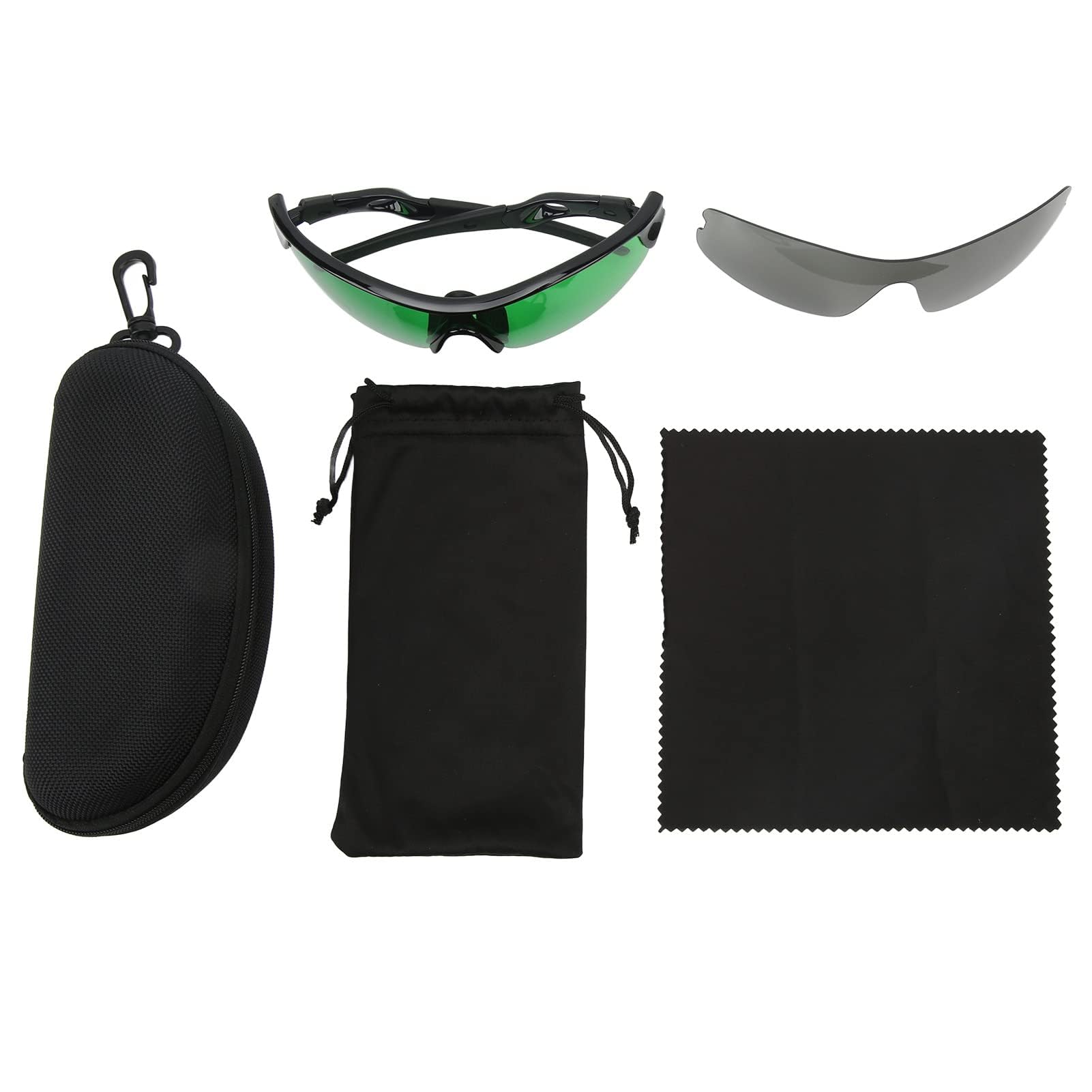 Grow Room Glasses UV Protective Goggles HPS Lighting LED Light Eye Glasses for Plant House Greenhouse (Green)