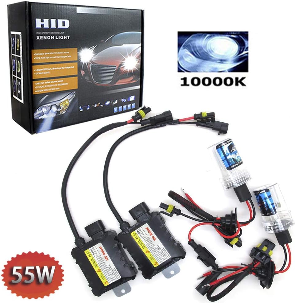 55W HID Xenon Kit - BOOMBOOST 10000K H7 