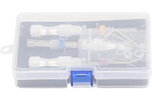 Tubular Wrenches Stainless Steel Tool Hand Wrench Set with Inner Pins Hex Mounting Washers Storage Box for Home Repair Manual