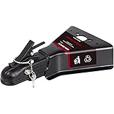 Heavy Duty Cast 2-5/16" 15000LBS A-Frame Trailer Coupler, Class III Powder Coated Black