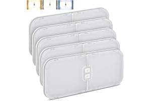 Aaleds RV Lights Interior, 1800LM 204 Leds Dimmable RV Led Camper Lights Fixtures Interior 12v Volt, 3 Color RV Ceiling Dome Light with Switch for RV/Camper/Trailer/Boat (Warm+Cool+Natural White)5Pack