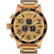 Amazon.com: NIXON 51-30 Chrono A083 - All Gold/Gold/Black - 300m 