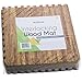 Interlocking Floor Tiles - Interlocking Foam Mats Wood - Wood Interlocking Foam Mats - 12 x 12 Inch (Pack of 9)