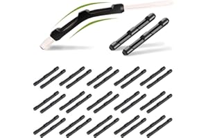 iGeyzoe Eyeglasses Temple Tips, 16 Pairs Silicone Eyeglasses Retainers Sleeve Retainer Anti-Slip Safety Eyewear Retainers Spectacle Stay For Eyeglasses, Sunglasses, Reading Glasses (Black Temple Tip)
