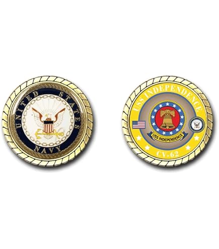 Amazon.com: USS Independence CV-62 Challenge Coin US Navy