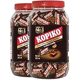Kopiko Coffee Candy &ndash; Hard Candy from Indonesia (2-Pack 28.2oz) | Bold-tasty candy with real coffee extract &ndash; Satisfying boost for on-the-go energy &ndash; 28.2 oz each