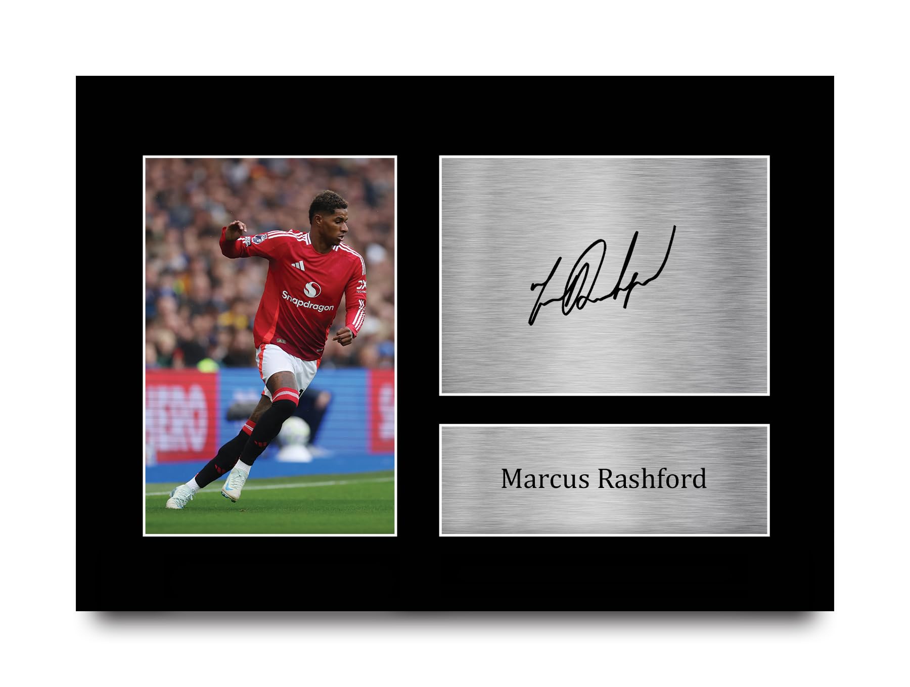 HWC Trading Marcus Rashford Gift Signed A4 Printed Autograph Print Photo Picture Display