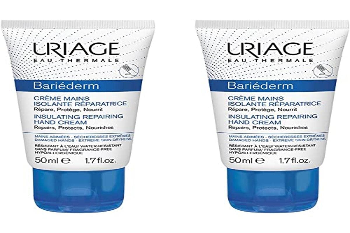 Uriage Bariéderm Cica Insulating Repairing Hand Cream 2 x 50ml