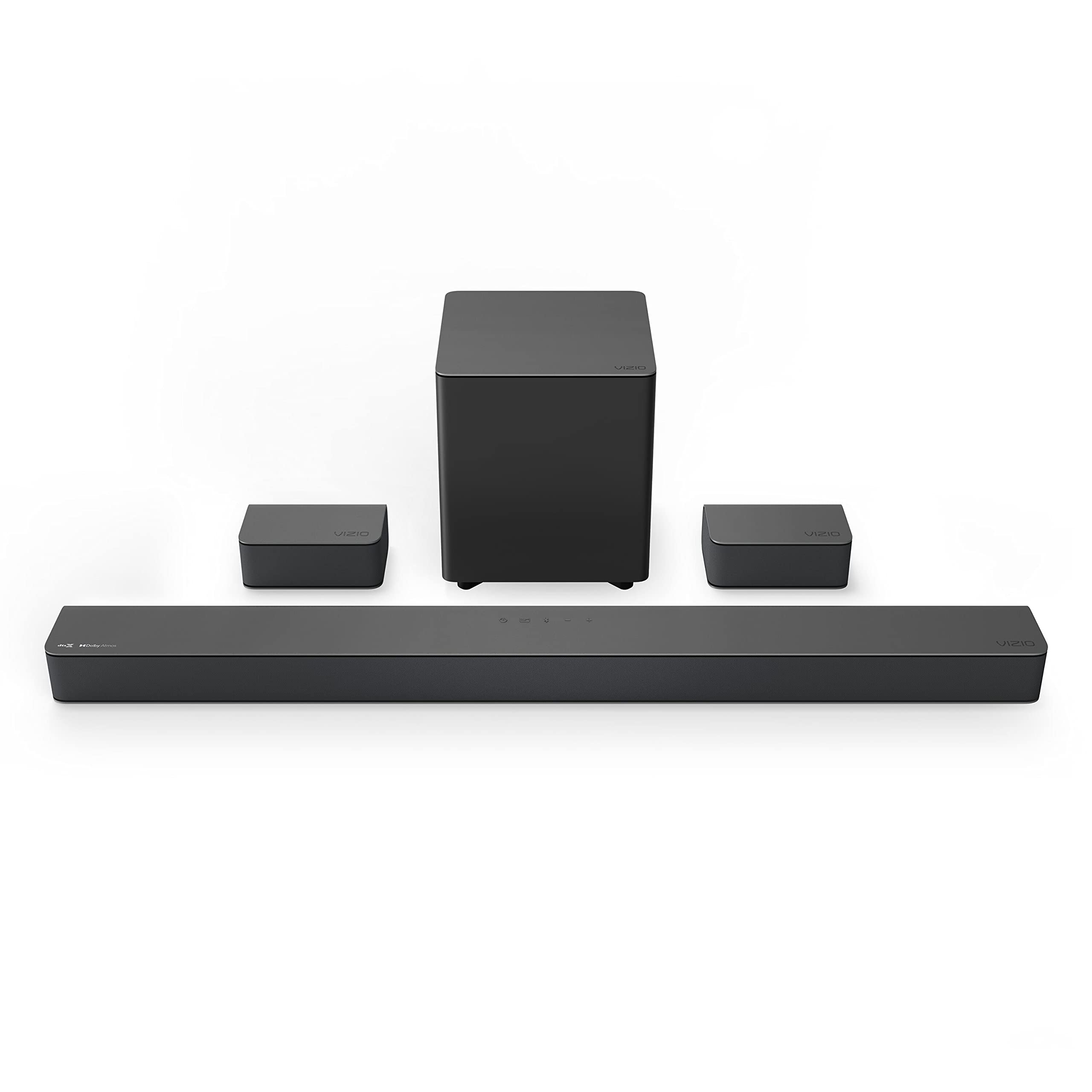 Barra de sonido premium VIZIO M-Series 5.1 con Dolby Atmos, DTS:X, Bluetooth, subwoofer inalámbrico y compatibilidad con Alexa, M51ax-J6, modelo 2022
