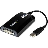 StarTech.com USB to DVI Adapter - External USB Video Graphics Card for PC and Mac - 1920 x 1200 (USB2DVIPRO2)