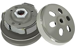 EASYBERG GY6 125CC 150CC Engine Rear Clutch Assembly Set 19 Spline Compatible with Auto 152QMI 157QMJ Scooter ATV Go Kart Moped Kazuma 125cc 150cc full auto ATVs