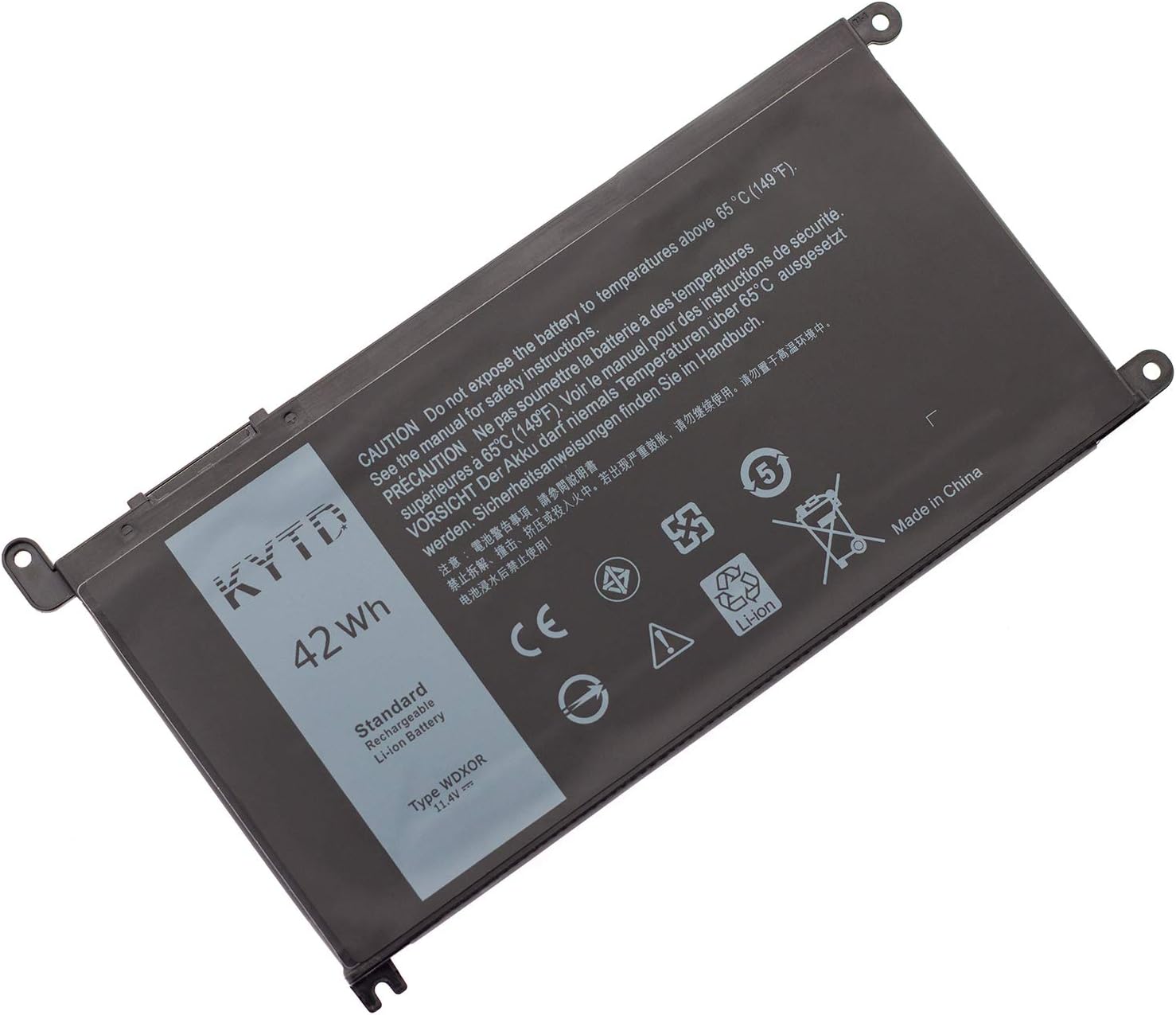 KYTD Dell Battery WDXOR 42Whr 4-cell 11.4V for Dell: Amazon.co.uk ...