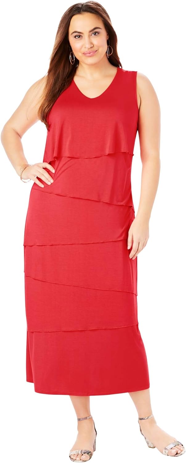 plus size tiered dresses