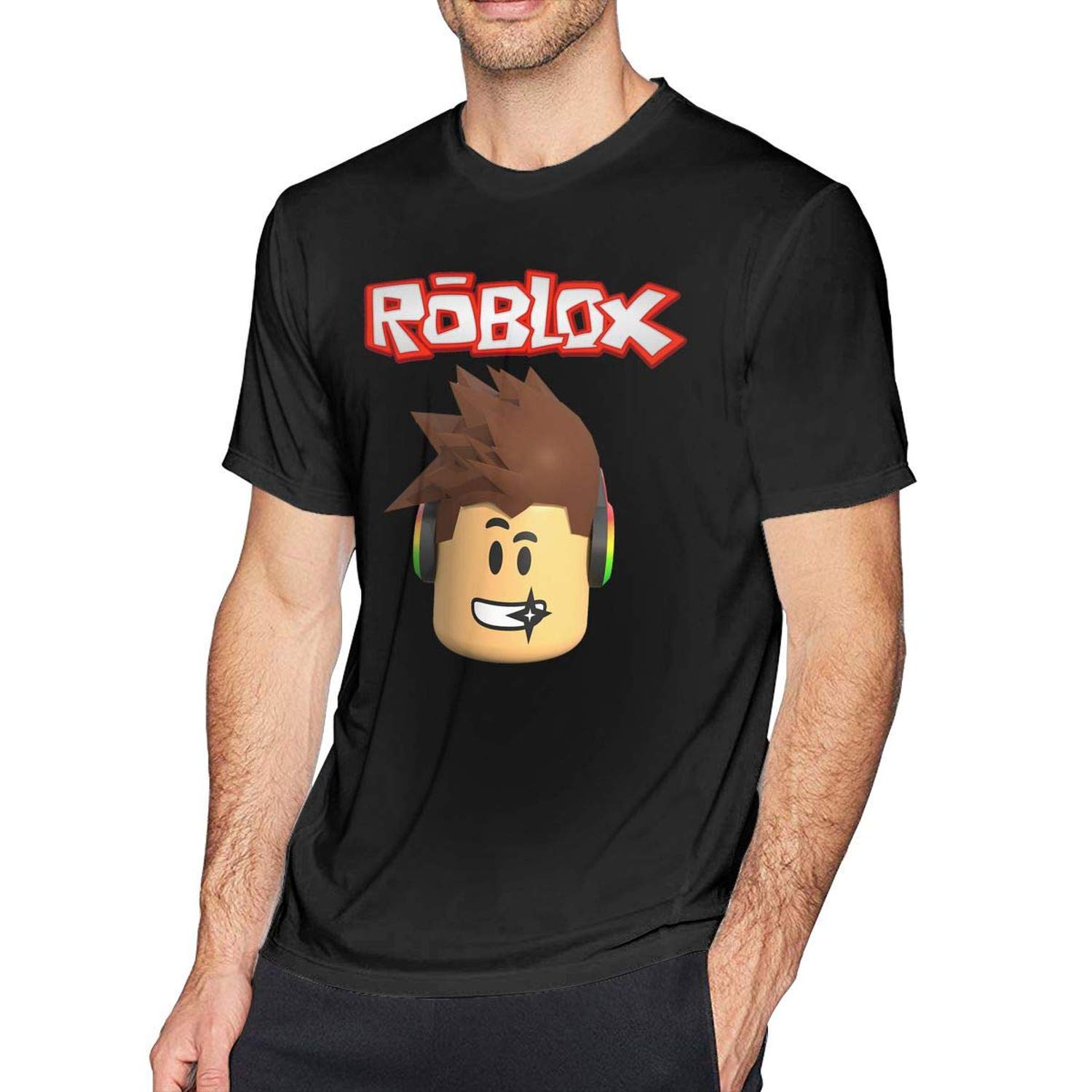 Macalai Roblox Mens Short Sleeve T Shirt Black Amazoncom - 