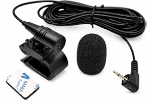 SCREENTRONICS 2.5mm Clip-On Microphone Compatible Replacement for Pioneer DEH FH MVH SPH DMH MXTX Series Car Stereos – Extern