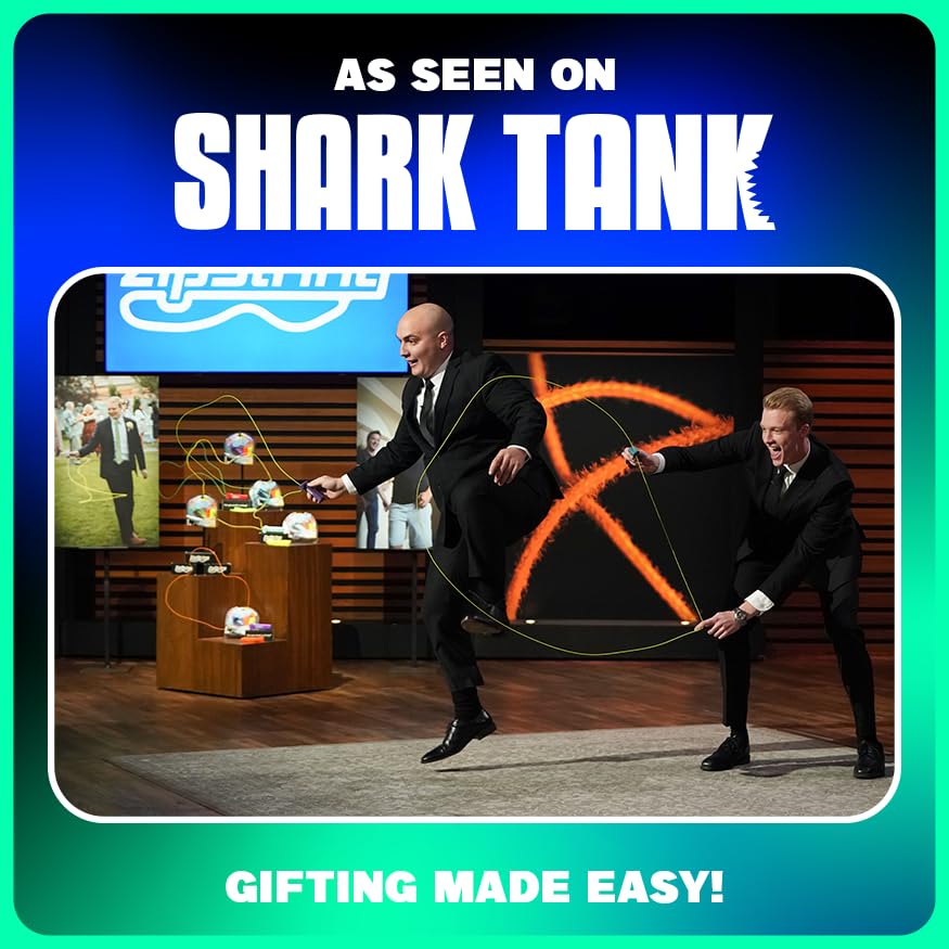 ZipString Luma - The Patented Glow-in-The-Dark Toy That Flies a Loop of String, Creates Endless Shapes and Tricks Built-in LED for Glowing Fun. Perfect STEM Gift for Kids & Adults. Wonderment Awaits