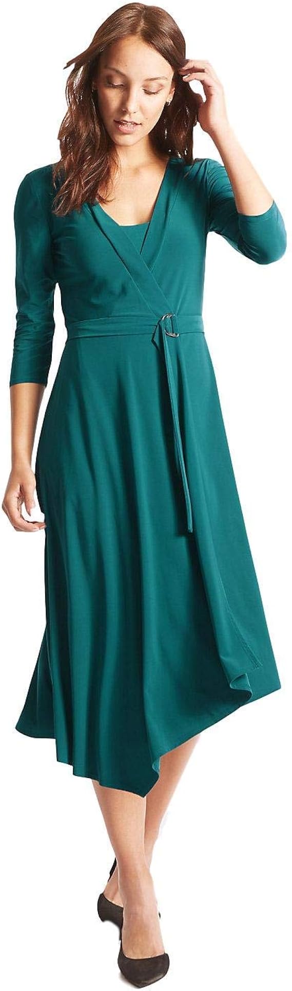 marks and spencer teal dress