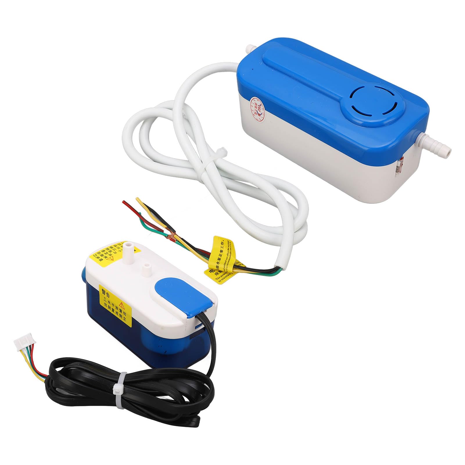 HVAC Condensate Pump, Silent Mini Split Automatic Condensation Drainage Pump with 60ml Watertank, Small Air Conditioning Water Drain for AC Dehumidifier