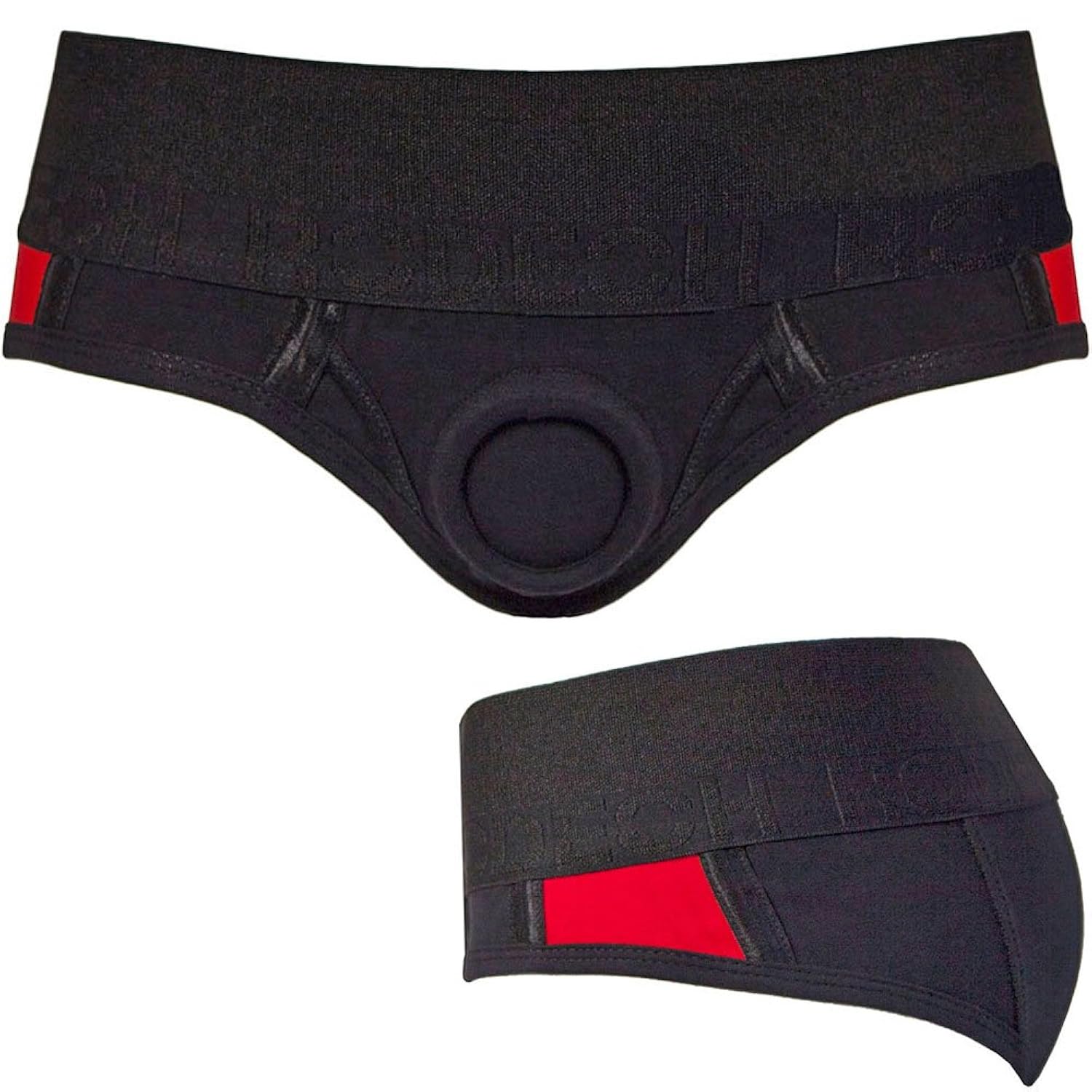 Трусики с Кольцом для Страпона Lady's Arsenal Бордо БДСМ арсенал 67016ars - BDSM Арсенал - Трусики с кольцом - Купить