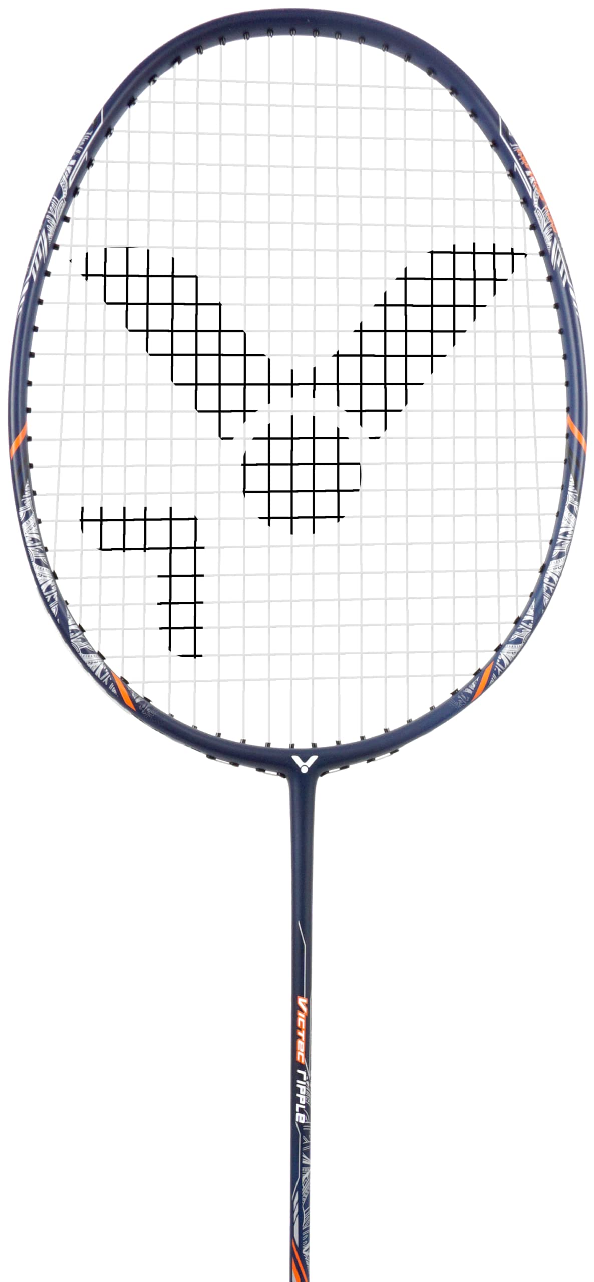 Victor VICTEC Ripple Badminton Racket - Grey/Silver, 4 Grip