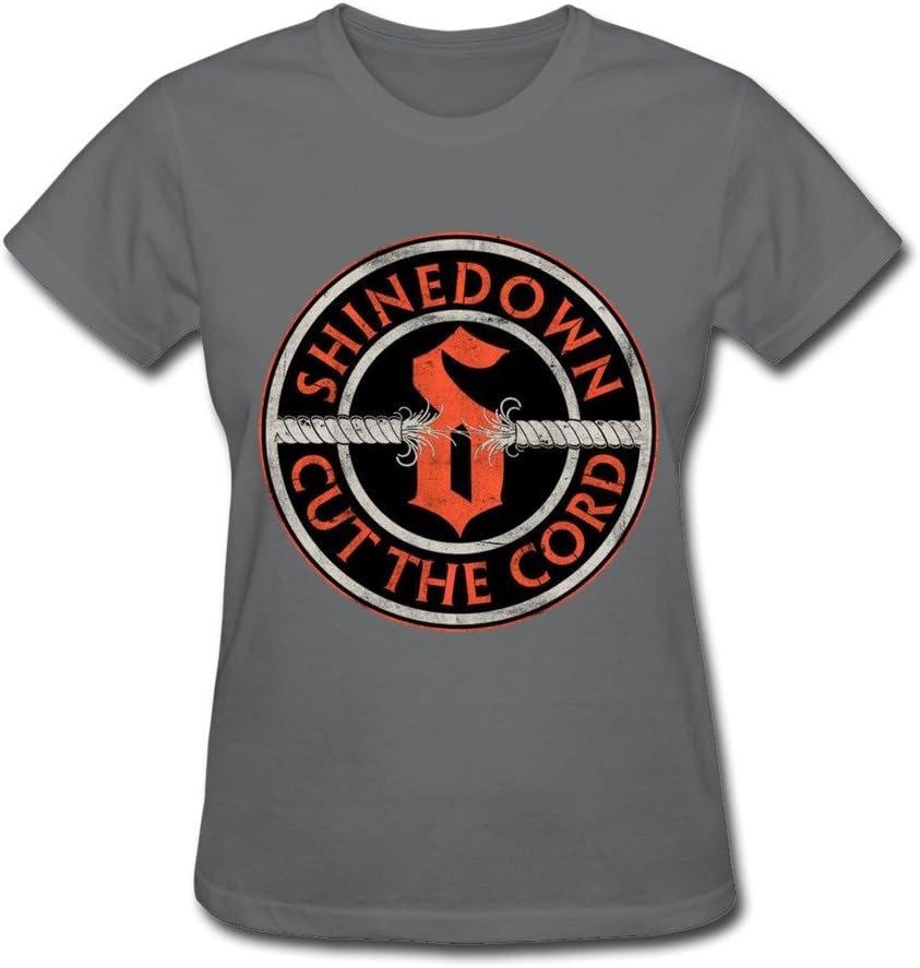 DONVAN Women's Shinedown Cut The Cord Logo T-Shirt