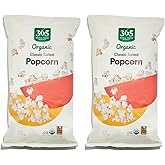 365 by Whole Foods Market, Organic Classic Salted Popcorn, 6 Ounce (Pack of 2)