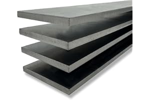 XIOBTQT 4 Pack 1084 Steel for Knife Making-12 x1.5 x1/8" Steel Flat Stock,Knife Blanks for Knife Making,Flat Steel Bars