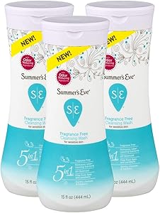 Summer's Eve Cleansing Wash | Fragrance Free | Gynecologist Tested | 15 fl oz | Pack of 3