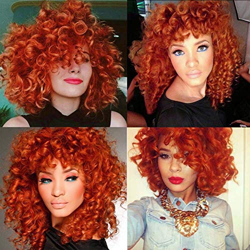 curly puffy wigs