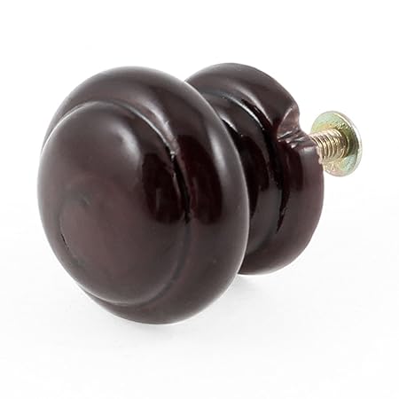 3 8mm Mounting Hole Ball Shape Door Pull Handle Drawer Knob Brown