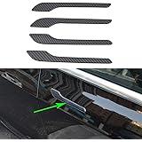 OBL Door Handle Cover for Tesla Model 3 2017-2020 & Model Y Car Exterior Accessories ABS Imitation Carbon Fiber Protector Sti