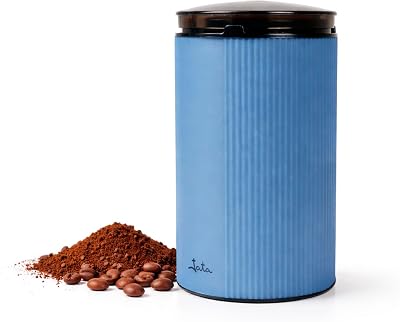 JEML1150 - Moinho de café elétrico 150W, moinho para café, especiarias e sementes, lâminas de aço inoxidável, depósito de 55 g, tampa transparente, design compacto